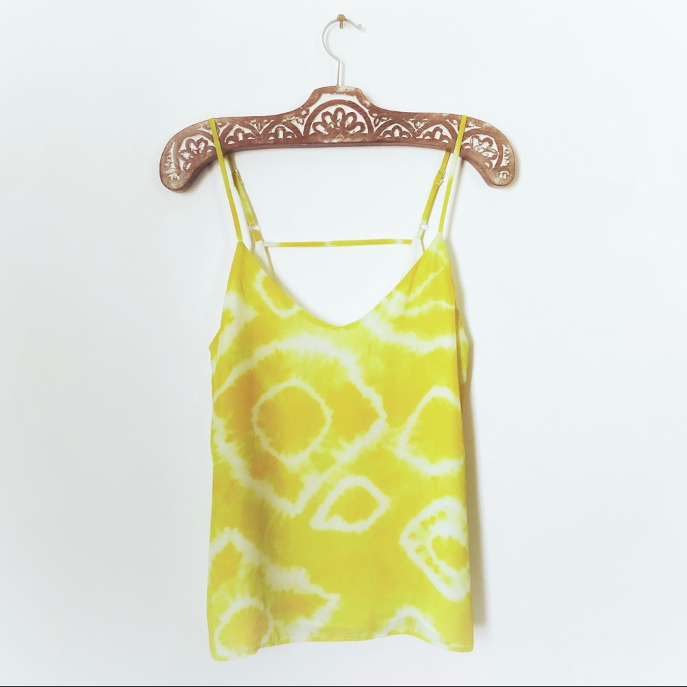 Eight Sixty Tie Dye Spaghetti Strap Open Back Tank